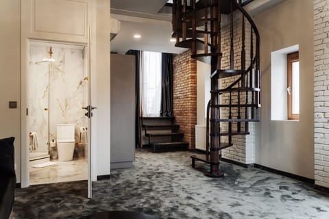 Two floors Suite with terrace | Hypo-allergenic bedding, minibar, in-room safe, individually decorated