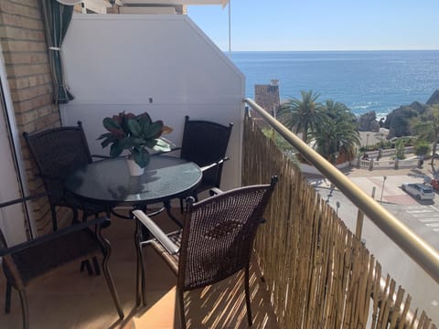 Balcony with ocean view