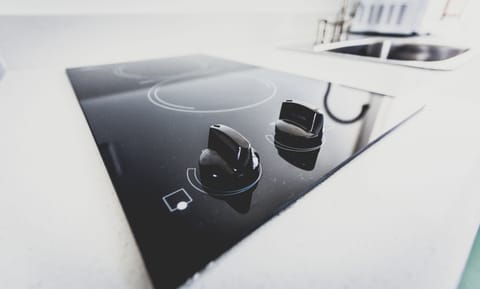 Fridge, microwave, coffee/tea maker