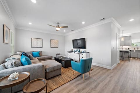 This is the main living room area of the home