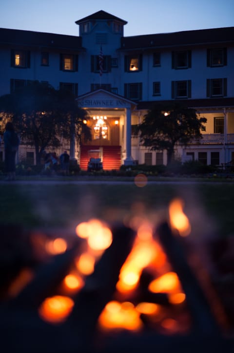 Front of property - evening/night
