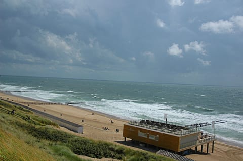 On the beach, beach bar