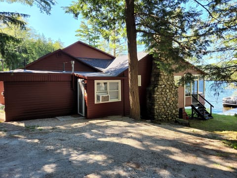 Parking and the entrance to the cottage are on one level. Great for the elderly.