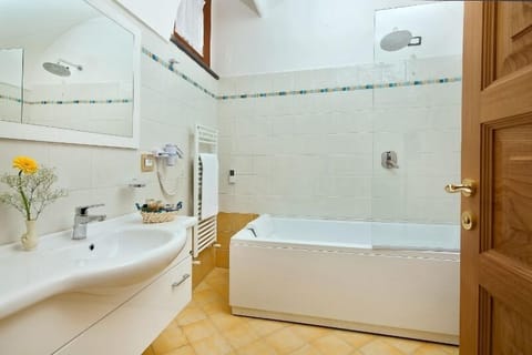 Hair dryer, bathrobes, slippers, bidet