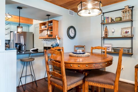 2 additional bar stools for a total of 8 guests or easy clean-up spot for kiddos