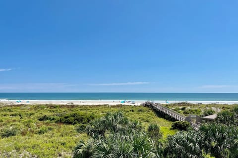 Oceanfront view from balcony