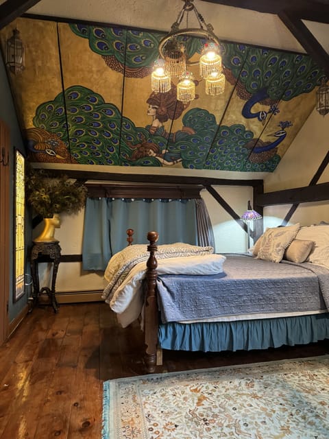 Peacock master bedroom