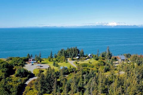 Aerial view of property - Farthest West accommodations on North American Hwy System.