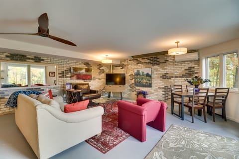 Crozet Vacation Rental | Studio | 1BA | 800 Sq Ft | Sloped Pathway to Access