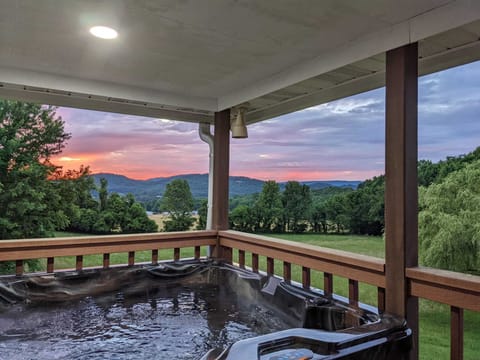 View from the hot tub
