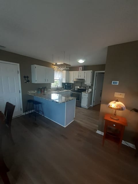 1st Floor Kitchen: New Flooring in 2022, Granite & Stainless-Steel Appliances.