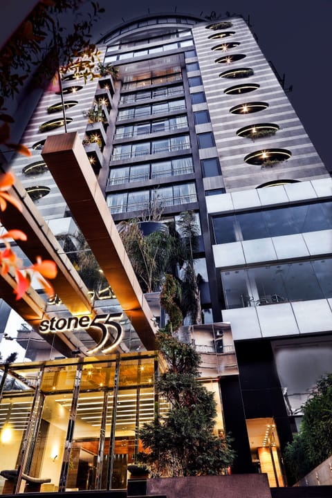 Front of property - evening/night