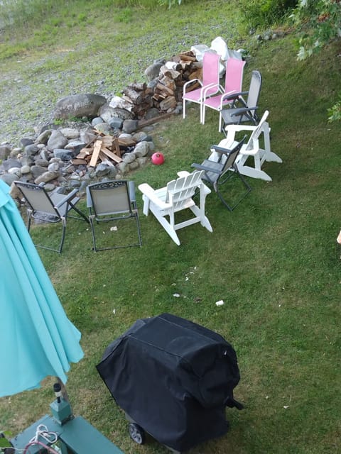 propane grill and fire pit