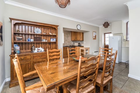 The kitchen is equipped with everything that you need to cook during your self catering holiday