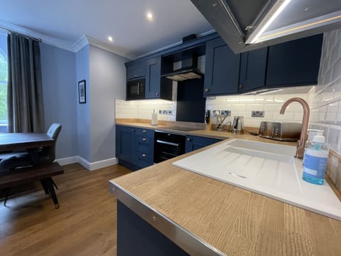 If you'd rather stay in, the kitchen is equipped with all the appliances you may need to whip up a delicious dinner