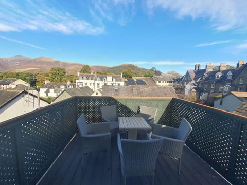 Soak up fell views while you socialise with a glass of wine