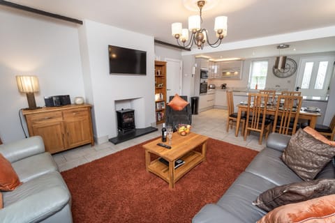 You'll find plenty of space for everyone to congregate in the evenings