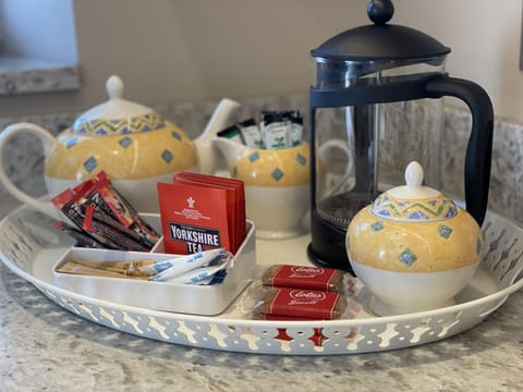 The owners provide a selection of tea and coffee for your arrival