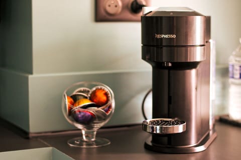 Nespresso Vertuo coffee machine and coffee pods