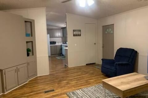 Living area open to kitchen