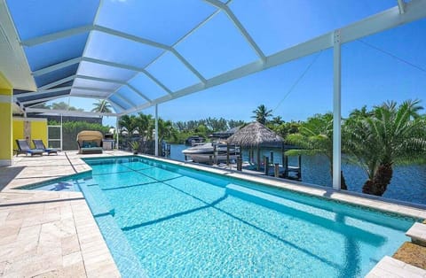Oversized Pool with Southern Exposure and great Canal Views