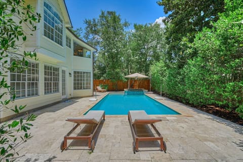 Start mornings with coffee poolside and end days lounging under the pergola in your own private backyard retreat.