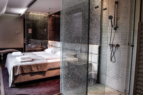 Exclusive Studio Suite | Desk, laptop workspace, soundproofing, iron/ironing board