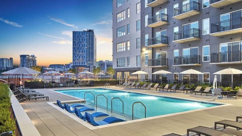 Rooftop pool