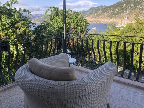 Superior Triple Room, Sea View | Balcony view