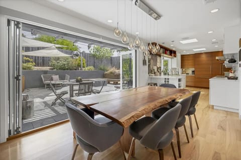 Dining Area - One-of-a-kind custom built dining table