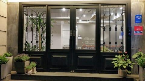 Front of property - evening/night
