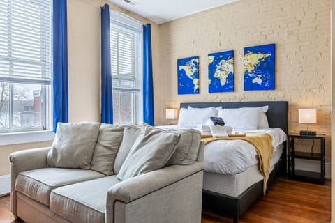 Bed - Ceiling Fan - Natural Light