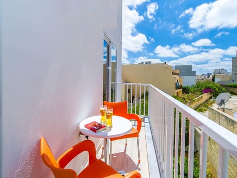 Balcony with inland view
