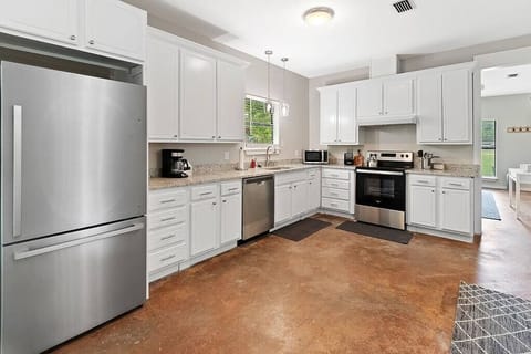 Fully equipped kitchen with everything you need for cooking