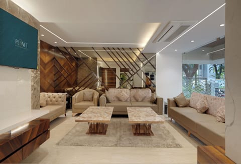 Lobby sitting area