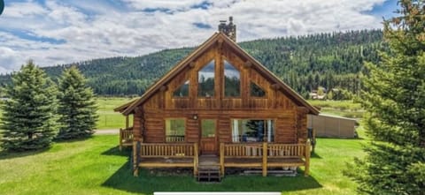 Beautiful aerial photo of house
