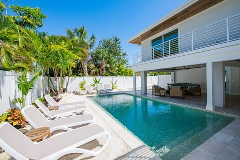 Large private heated pool