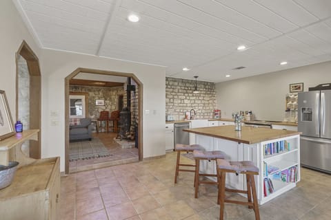 On your left as you leave the hallway is the second living area.