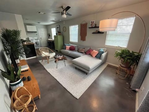Cozy open living room. 