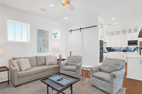 One of three living areas