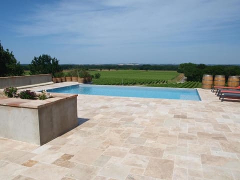 Seasonal outdoor pool, pool umbrellas, sun loungers
