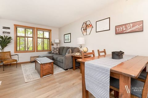 Living/dining area.