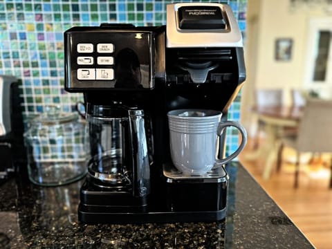 Drip coffee or K-Cup - your choice!