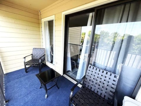Start your morning with a fresh breeze on your private covered balcony. 