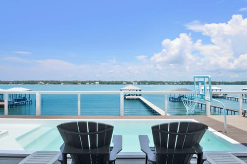 Pool can be heated during the cooler months