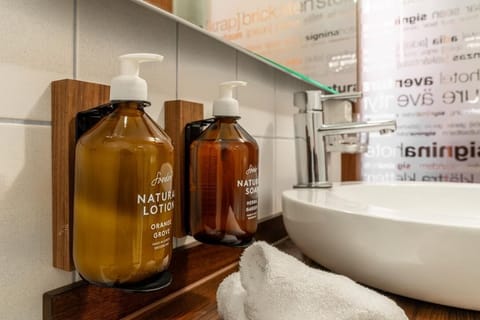 Free toiletries, hair dryer, bathrobes, slippers