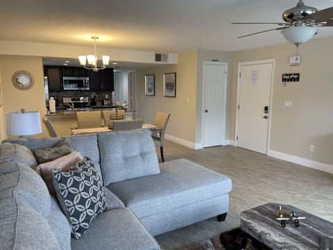 Family Apartment | Living area | 50-inch Smart TV with digital channels, TV