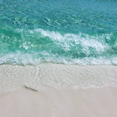 On the beach