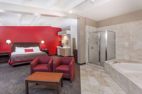 Superior Studio Suite, 1 King Bed, Non Smoking | Premium bedding, desk, blackout drapes, iron/ironing board