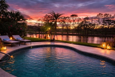 Sunset on 2 lakes